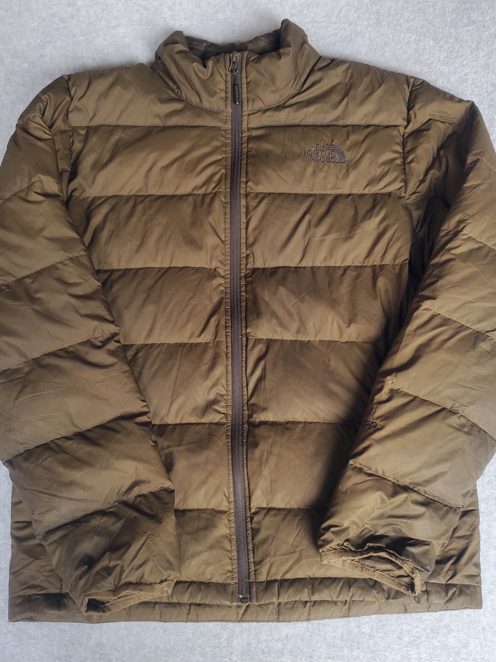 The North Face Men's Olive Green Insulated Jacket